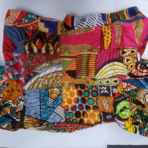African Print WrapTop size UK 16 US 12 - Picture 6 of 7